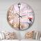 Designart Love in Paris V French Country Wall Clock